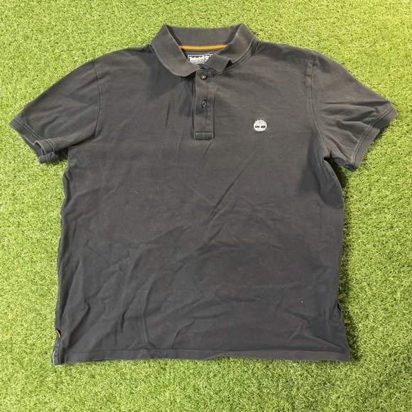 Timberland Other - TIMBERLAND Men's BLACK Regular Fit Large Logo Polo Shirt